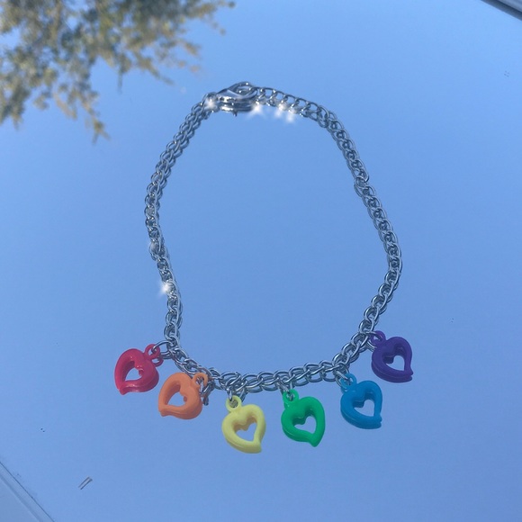 Jewelry - Rainbow Heart Choker